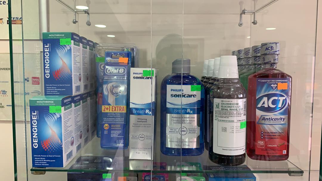 Schubbs Dental Clinics Toothshop : An image showing the range of products for sale at the toothshop